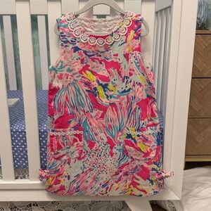Lilly Pulitzer Multicolor Dress with Crochet Detail